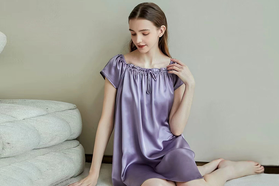 真丝睡衣女士娃娃裙